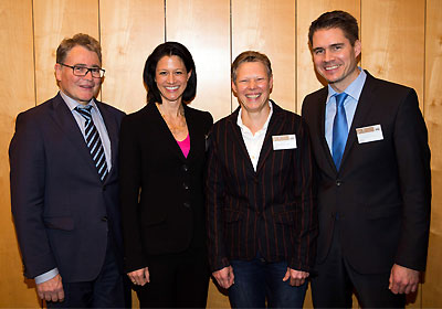 Der neue GFFC-Vorstand (v.l.n.r.): Dr. Stinus, Dr. Galla, Dr. Röser und Dr. Köhne